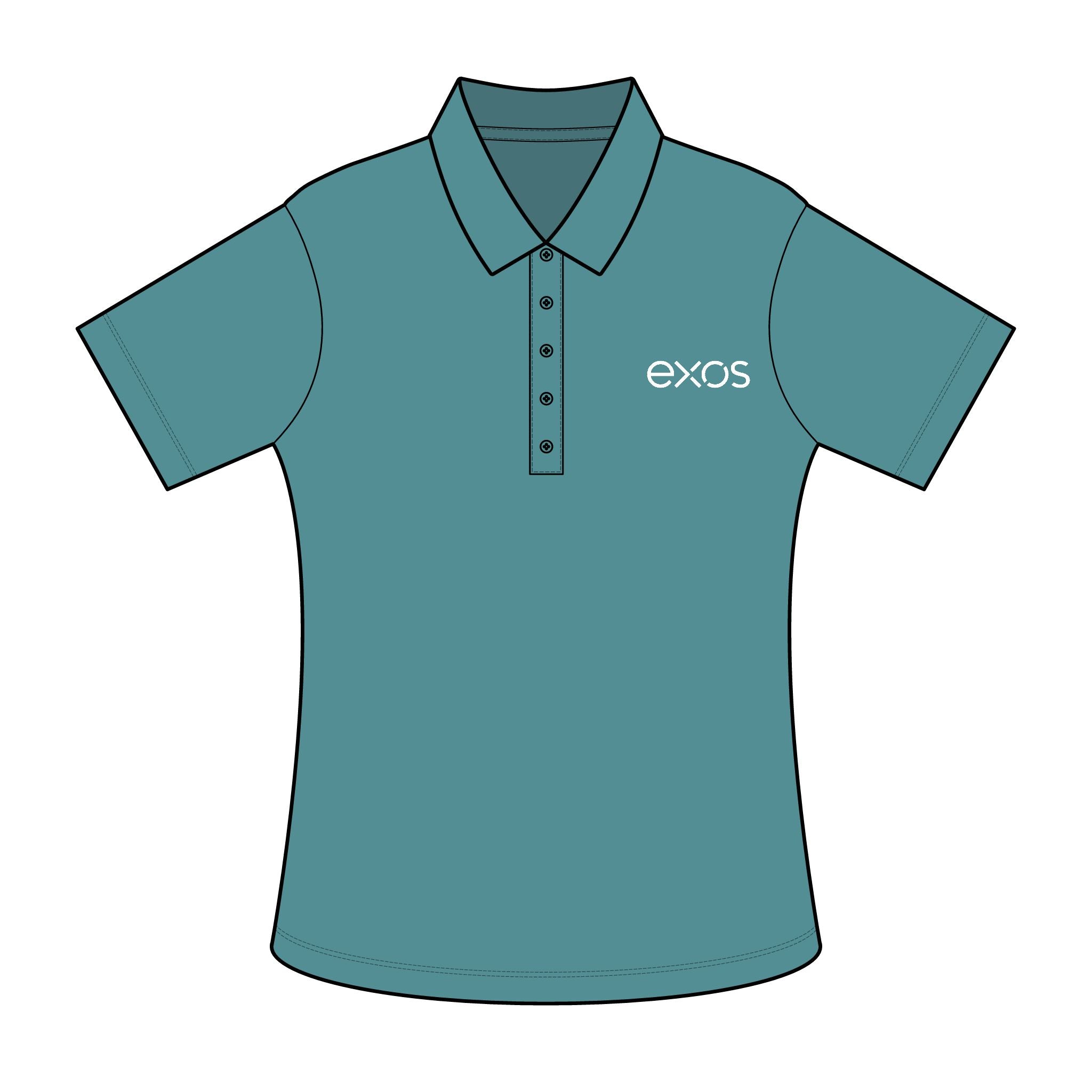 Ladies Exos Pique Blend Polo