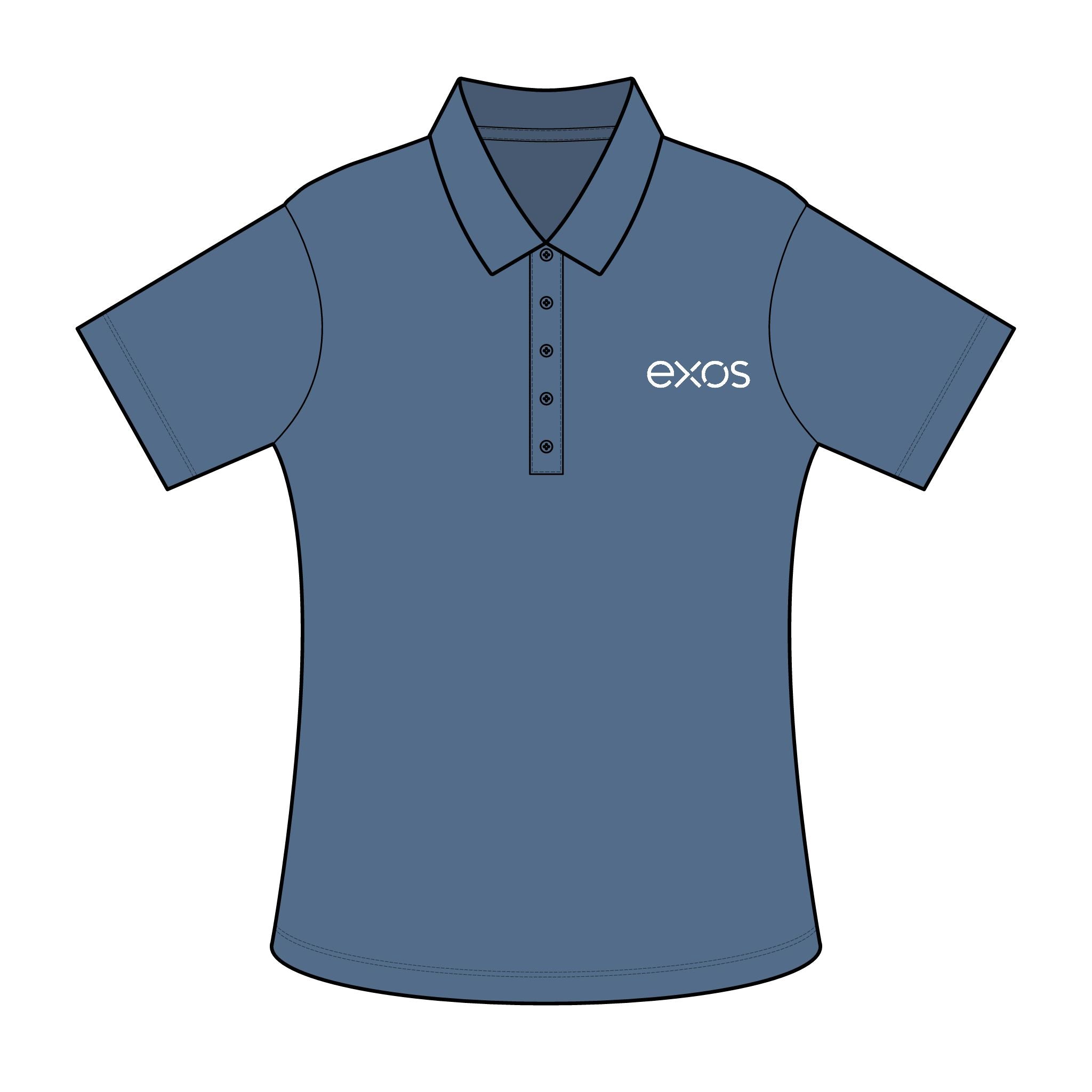 Ladies Exos Pique Blend Polo
