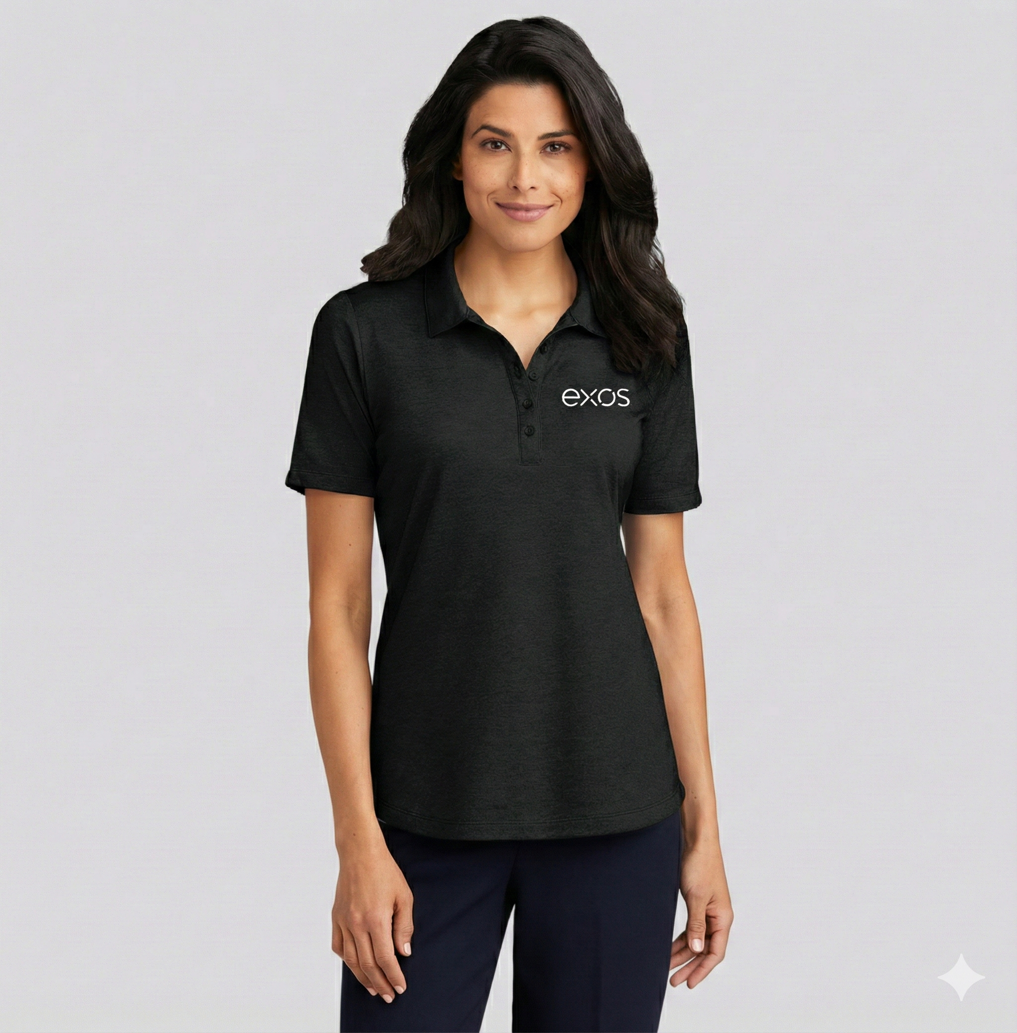 Ladies Exos Pique Blend Polo